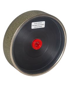 6 Inch Flat-Edged Electroplated Diamond Wheel, 100-Grit