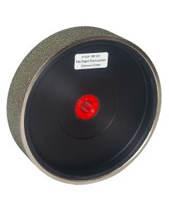 6 Inch Flat-Edged Electroplated Diamond Wheel, 180-Grit
