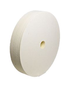 8 Inch x 1-1/2 Inch Flat Edged Felt Polishing Wheel