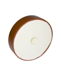 6 Inch x 1-1/2 Inch 325 Grit Flat Edged Diamond Smoothing Wheel