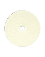 4 Inch Natural Wool Felt Velcro Backed Polishing Disk