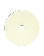 4 Inch Natural Wool Felt Velcro Backed Polishing Disk