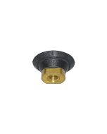 2 Inch 5/8-11 Threaded Velcro Backed Rubber Backer Pad